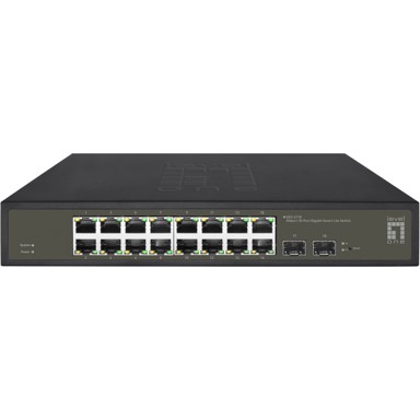 LEVELONE Mrežni preklopnik GES-2118, 16x GE + 2x GSFP, 19"